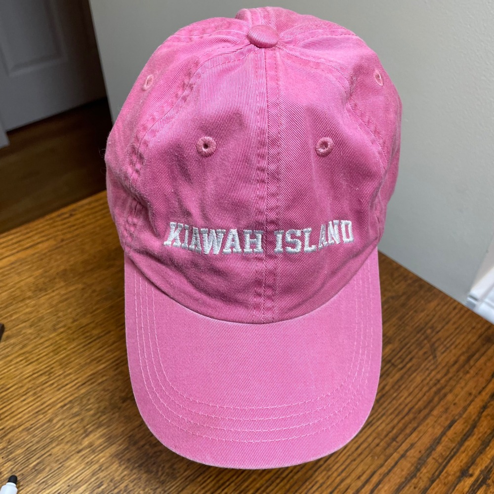 Ahead Headgear Kiawah Island Pink Youth Baseball Cap Adjustable Hat Ages 5-12